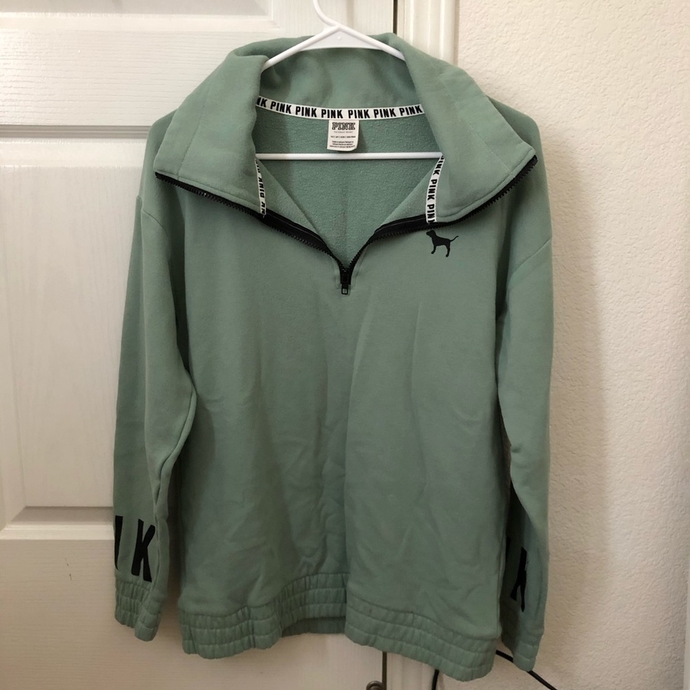 Victoria’s Secret pink cowl neck quarter zip